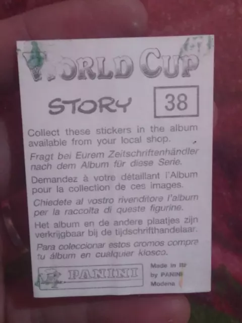 trading card Pelé world cup story #38 3