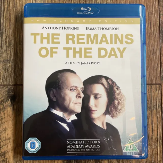 Remains of the Day (Blu-ray Disc, 2013)  Region Free, UK Import