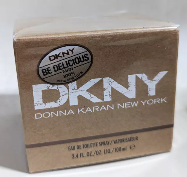 Donna Karan DKNY Be Delicious for Men Eau de Toilette 100ml / 3.4oz spray new!