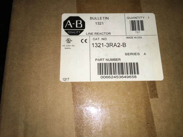 Allen Bradley Line Reactor, 1321-3RA2-B,   NOS,  ADI-1116