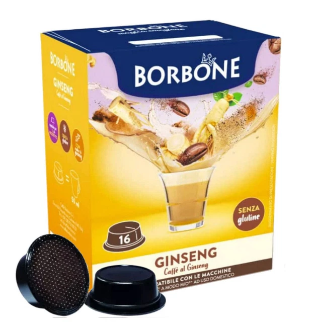 Café Borbone Nobile – 200 Capsules Compatibles A Modo Mio, Mélange Intense