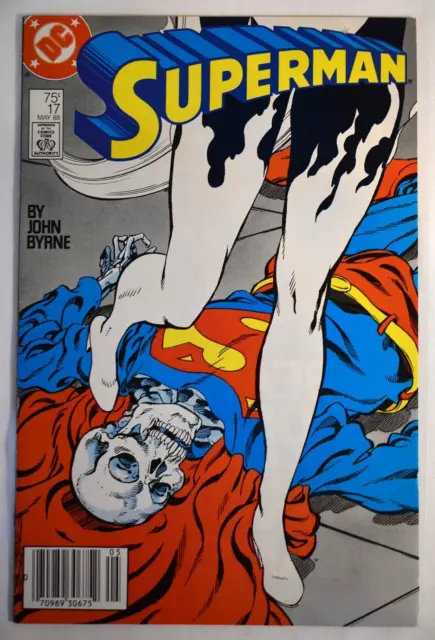DC Superman #17 Silver Banshee  Story & Cover By John Byrne 1988