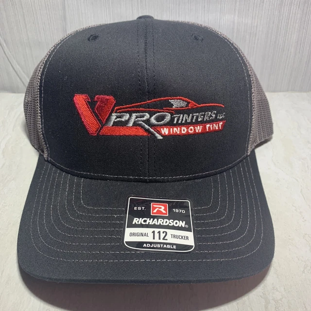 VPro Window Tint Hat Ball Cap Adjustable Snapback OSFM Auto Window Tinting