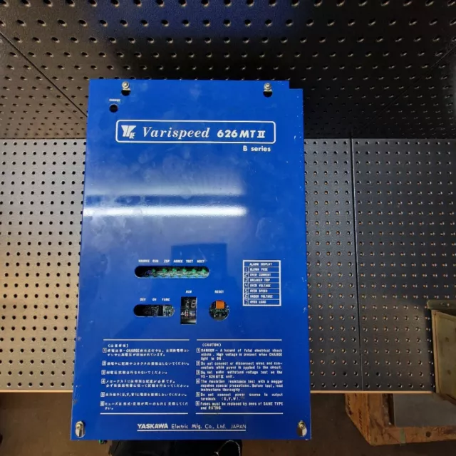 YASKAWA Varispeed 626 MT 2 CIMR-MT II 5.5 K.B Transistor Inverter