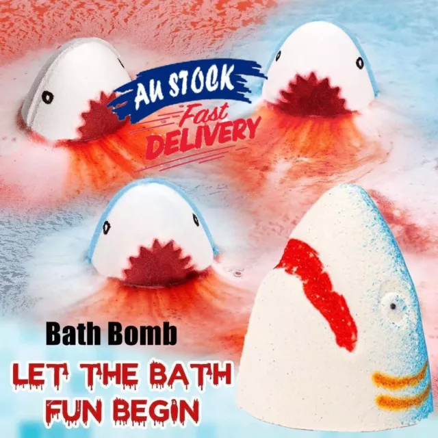 1x Shark Pattern Jaws Bath Bomb Sea Animal Bubble Bath Bombs Bath Bomb for Kids