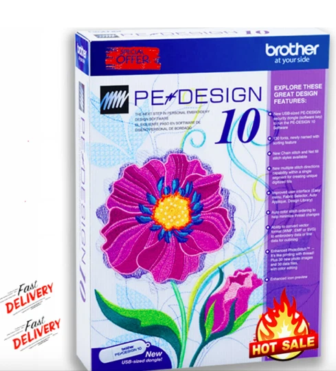 Brother Pe Design 10 software completo 2021 + regalos gratuitos--;
