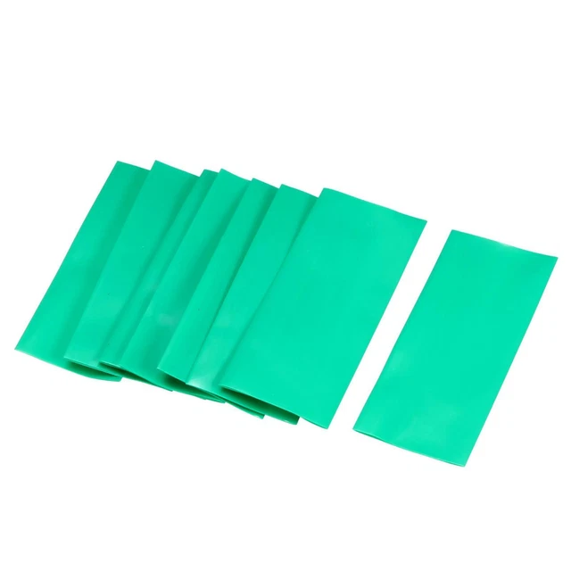 PVC Tubo termoretraibile tubo pre-tagliato 23,0mm 50pz AA53,0mm verde
