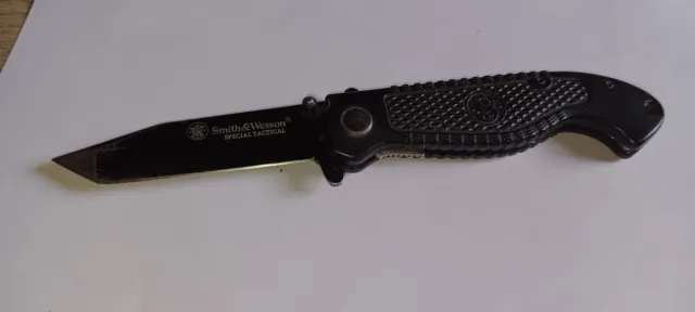 S&W Smith Wesson S&W Cktabs Special Tactical Tanto Lockback Knife Knives Hunter