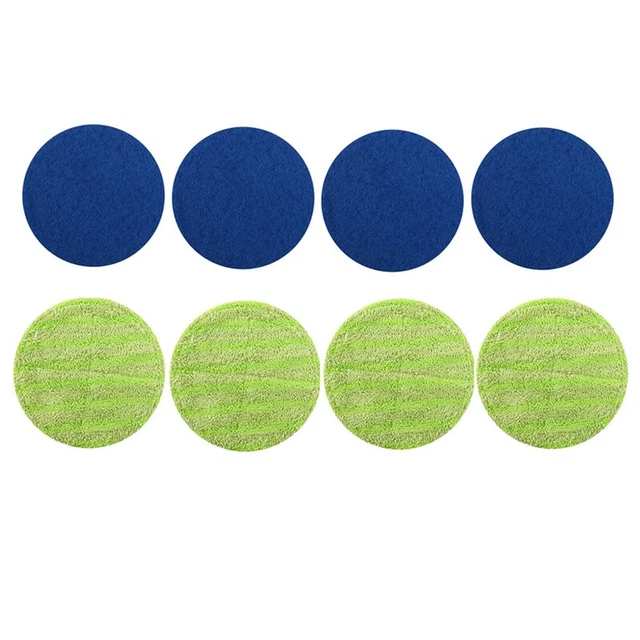 Tampons De Rechange Pour Vadrouille électrique Rotative - 16 Pièces Microfibre