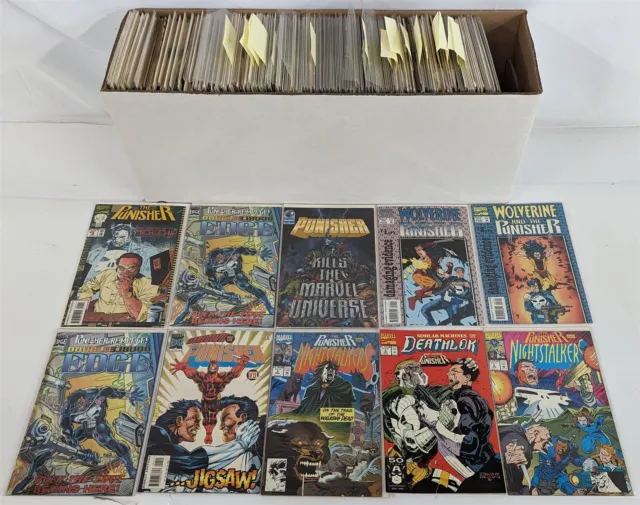 Punisher Lot of (263) Comics Partial Mini Runs & Spin-Offs Incomplete AVG 9.6/8