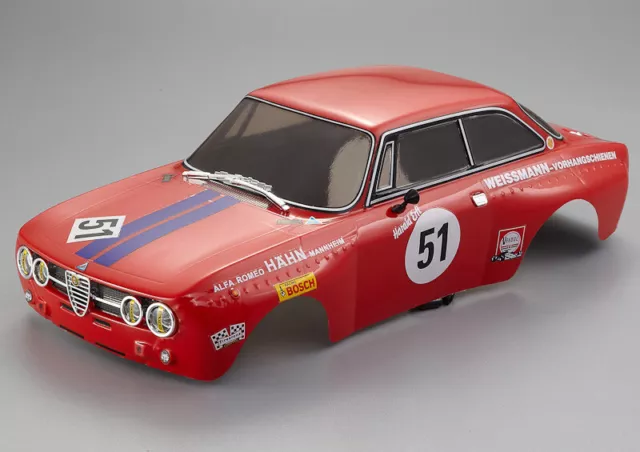 Killerbody KB48251 Alfa Romeo 2000 Gtam Bodywork Red 195mm Rtu All