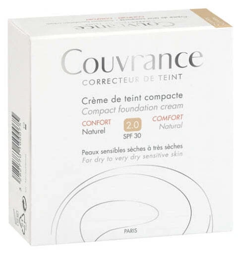 AVENE Couvrance Compact Foundation Cream  10g 2.0 Natural