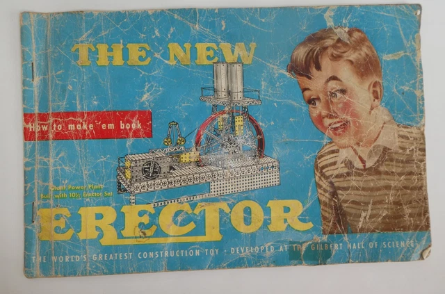 CATALOGUE FASCICULE GRUE PLASTIC 4 PAGES ANCIEN MECCANO COMME NEUF
