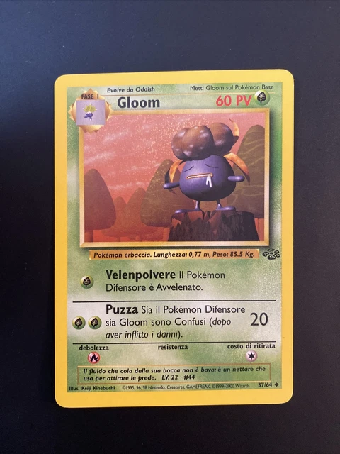 GLOOM Jungle Set Pokemon Card - Unlimited Edition, Uncommon, Near Mint  Condition