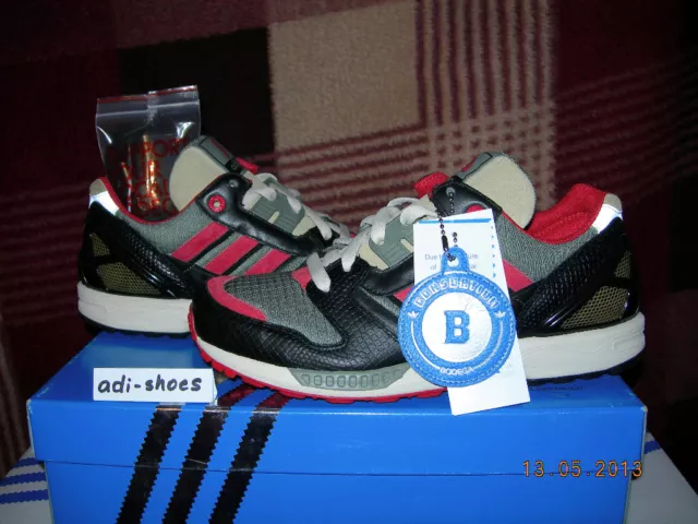 2008 ADIDAS CONSORTIUM ZX 8000 BODEGA Gr.36 2/3 UK 4 wood 361031 9000 wood 7000