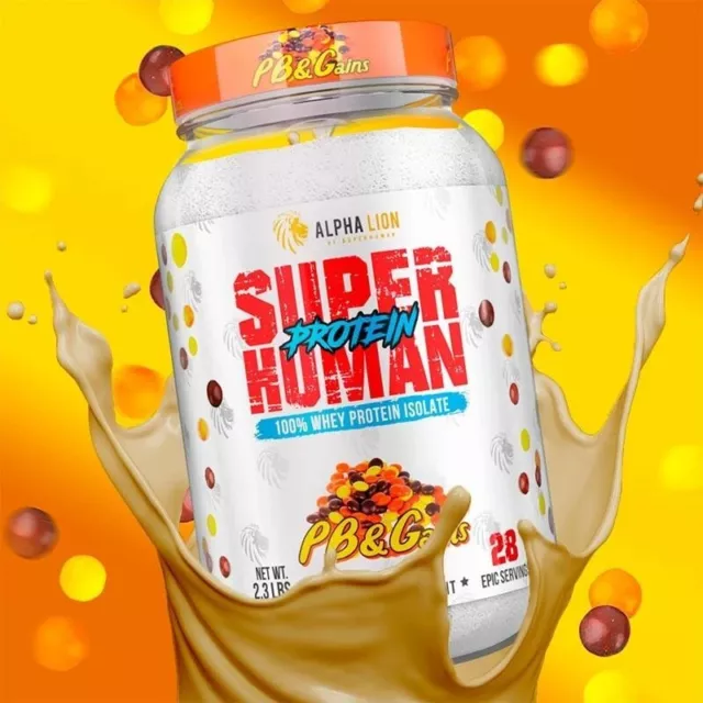 PROTEÍNA SUPERHUMANA ALFA LION (28 SV) aislado de suero bomba prequemada supreme extrema