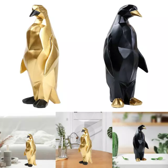 Statue de pingouin créative Figurine Animal Sculpture artisanat ornement pour