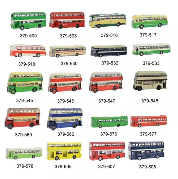 Graham Farish Bristol, Guy Arab, Harrington & Leyland Buses N Gauge