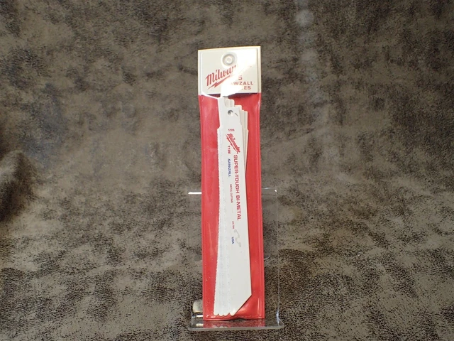 (5 Pack) NEW 48-01-1186 Milwaukee 6" 24T Sawzall Reciprocating Blades (BN1)