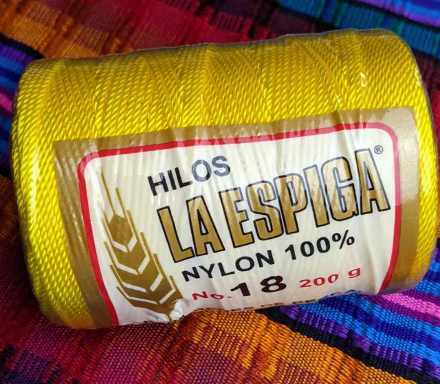 Espiga No.18 - 100% Nylon Omega String Cord for Knitting