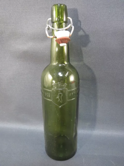 Ancienne bouteille de bière brasseries lyonnaises bistrot french old bottle 2