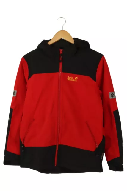 JACK WOLFSKIN Outdoorjacke Kinder Gr. 164 Rot Schwarz