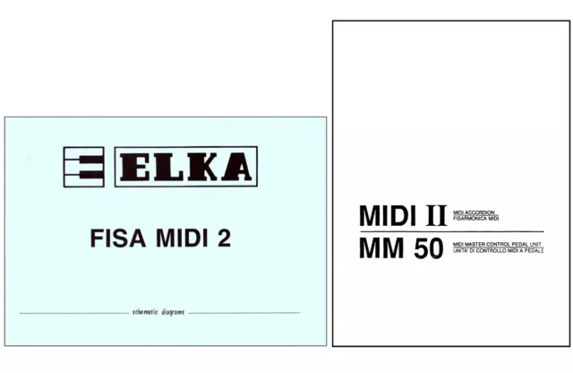 ELKA FISA MIDI 2 Service Manual Schematic Diagram Schaltplan Schema +Owners MM50