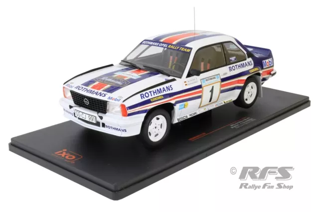 Opel Ascona 400 Walter Röhrl Rallye Rally Akropolis 1982 1:18 IXO NEU