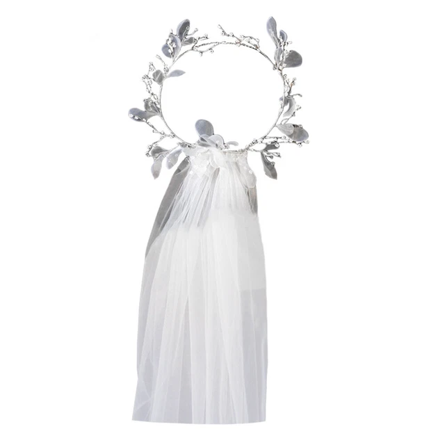 Parti di capelli per donna ghirlanda velo donna abito da sposa cosplay
