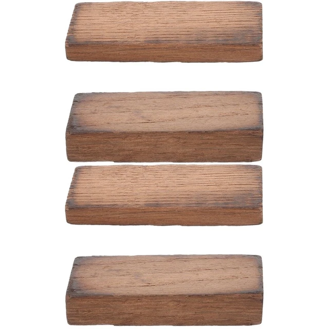 HAOBIN mattoncini di legno Blocchi Legno di Tiglio 100x20x7 mm