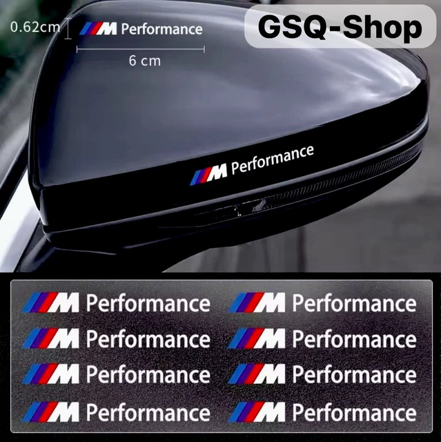 1X BMW M Performance Aufkleber Auto Sticker Logo ca. 6cm x 0,62cm EUR 4 ...