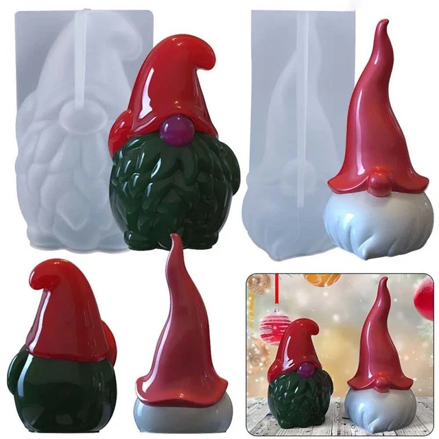 Epoxy Resin Santa Claus Mold Candle Making Christmas Molds  Home Decor