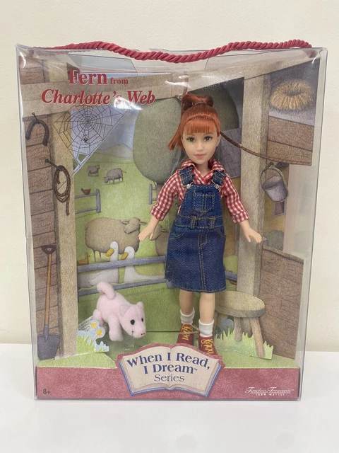 Mattel Timeless Treasures Fern Charlotte's Web When I Read I Dream Series Doll