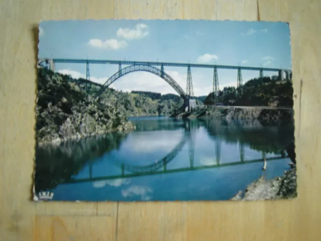 carte postale le cantal pittoresque le viaduc de garabit