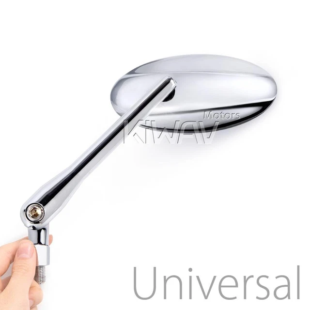 rétroviseurs ULTRA chromé oval CNC aluminum pour Victory Vegas Jackpot 8-ball