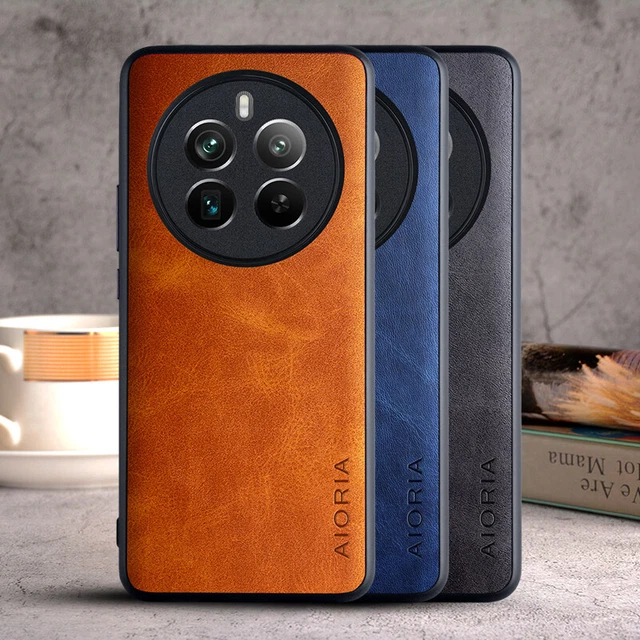 Custodia In Pelle Vintage Aioria Per Realme 12 Pro+, 12+, C53, Narzo N53 E Altri