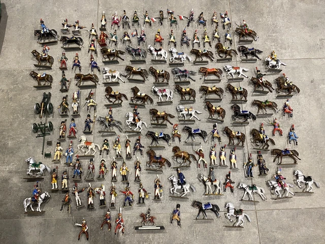 Lot De 3 Chevaux De Soldats Starlux – Chevalerie Médiévale – Plastique Peint