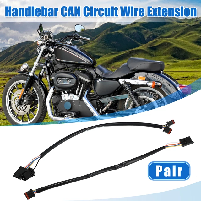 Manubrio 12 pollici CAN Bus Bus Circuit Wire Extension Imbracatura per Harley Softail Dyna