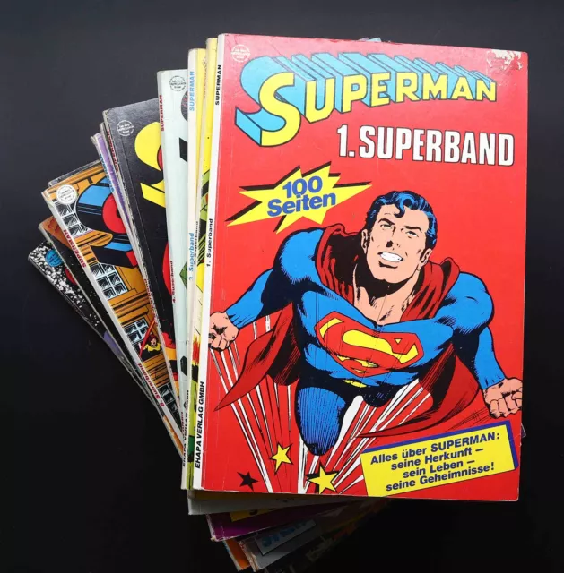 SUPERMAN Superband Nr. 1 bis Nr. 30 Ehapa Verlag Comic Album Auswahl