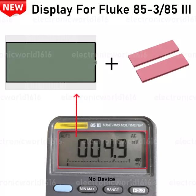 For Fluke 85-3/85 III TRMS multimetro display LCD parti riparazione schermo con kit NUOVO