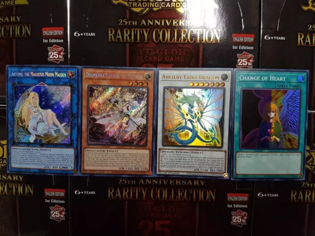 Yu-Gi-Oh 25th Anniversary Rarity Collection Super, Ultra & Secret Rare -YOU PICK