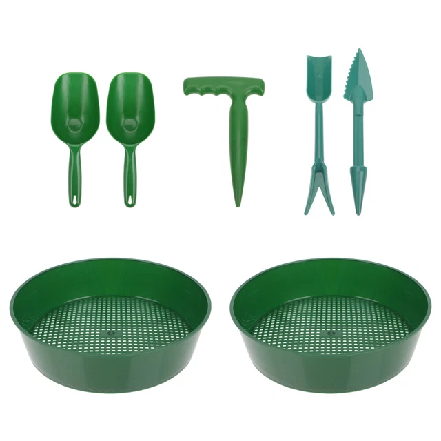 1 Set Feine Garten Garten Boden Sifter Stein Sifter