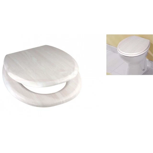 CopriWater Copri Water Sedile WC Bagno Universale Cerniere Acciaio - Foto 6