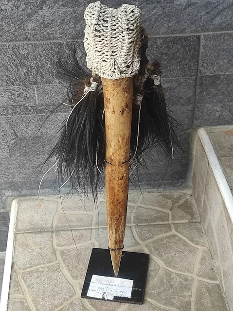 Pugnale tribale casuario cassuario nuova Guinea pupua