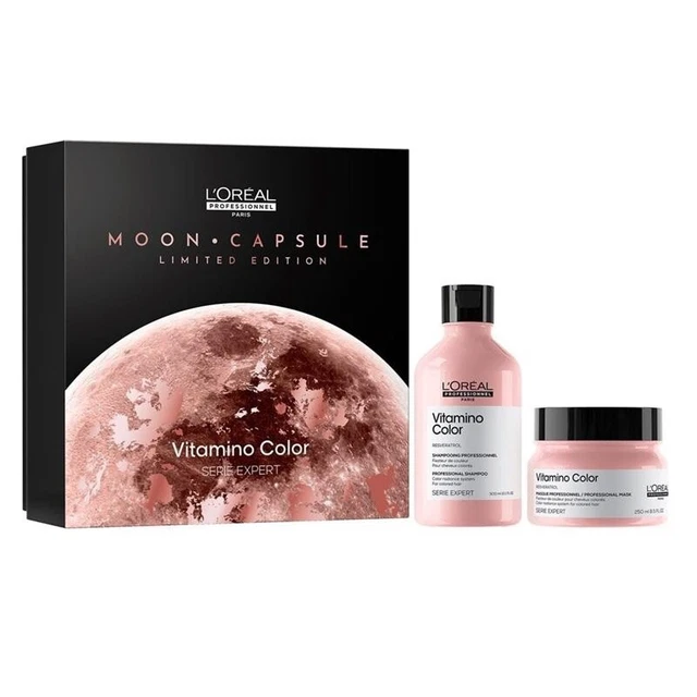 L'Oréal Serie Expert Vitamino Color Set 2023 Champú 300 ml y Máscara 250 ml