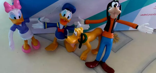 4 Figuren  Disney Groß - Pluto, Donald Duck,Goofi,Daisy Duck siehe Beschreibung