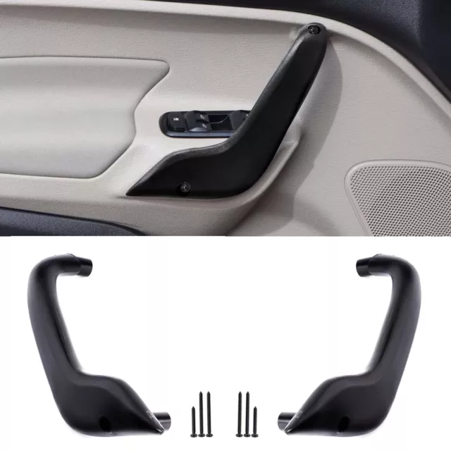 2PCS Interior Front Door Pull Handles Fit Ford Fiesta 2011-2020 Power Window