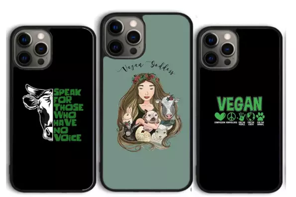 Vegetarian Love Vegan Veggie Coque Cover Case For Iphone 15 Pro Max 14 13 12 11