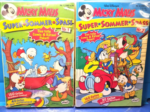 Micky Maus Super Sommer Spass Nr. 1-2 Ehapa sehr gut  (1864)