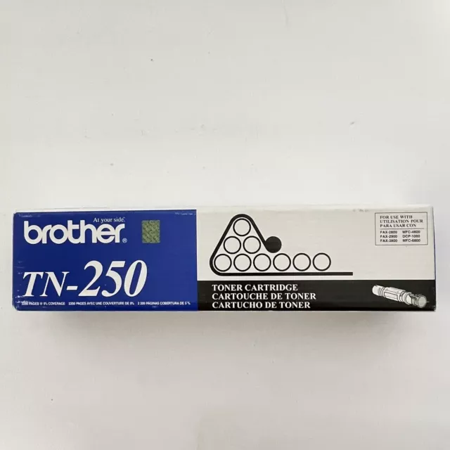 Brother TN-250 Black Toner Cartridge NEW